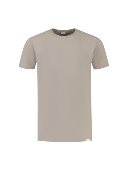 Purewhite Purewhite Back Triangle Print T-Shirt - Taupe