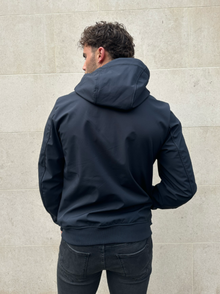 Airforce Airforce Hooded Jacket Softhell Contrast - Dark Navy Blue