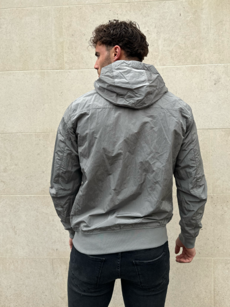 Airforce Airforce Waxed Crincle Jacket - Poloma Grey