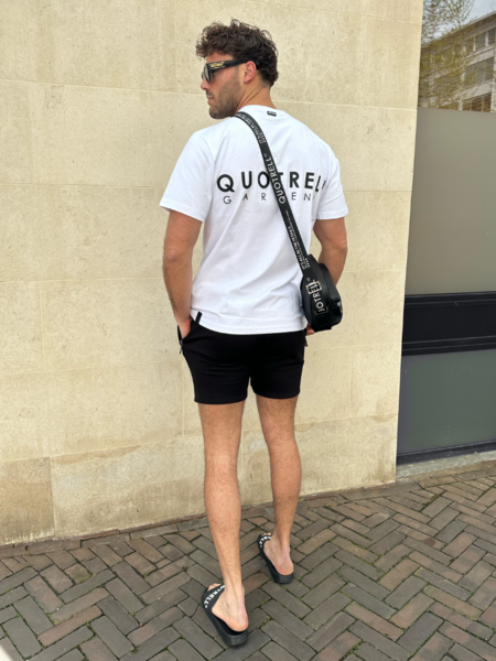 Quotrell Quotrell Fusa Shorts - Black/White