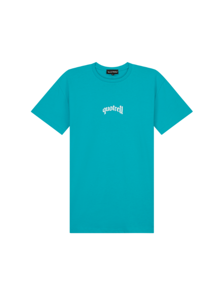 Quotrell Quotrell Global Unity T-Shirt - Aqua/White