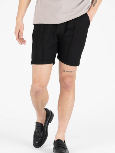 Quotrell Quotrell Ithica Shorts - Black/Black
