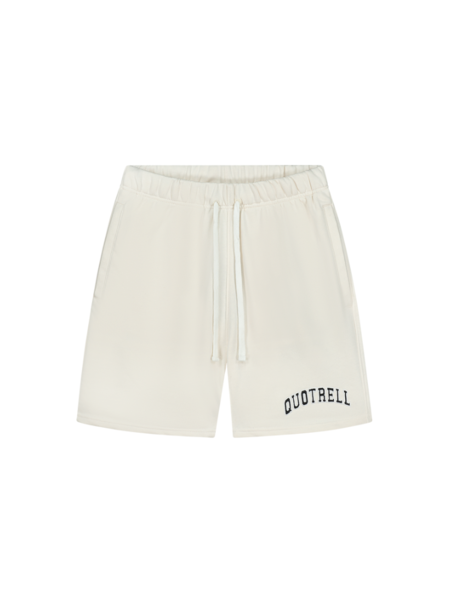 Quotrell University Shorts - Offwhite/Black