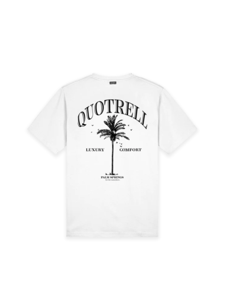 Quotrell Palm Springs T-Shirt - White/Black