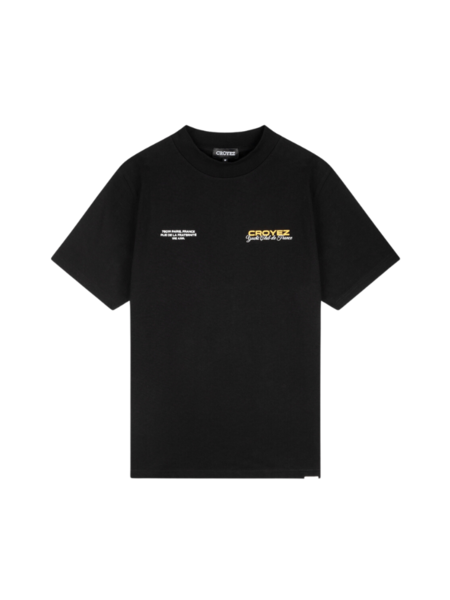 Croyez Croyez Yacht Club T-Shirt - Black/Yellow