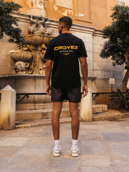 Croyez Croyez Yacht Club T-Shirt - Black/Yellow