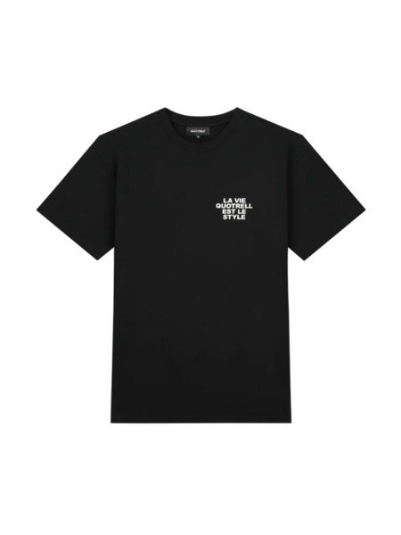 Quotrell Quotrell La Vie T-Shirt - Black/White