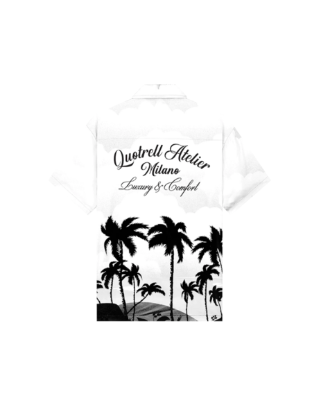Quotrell Quotrell Kailua Shirt - White/Black