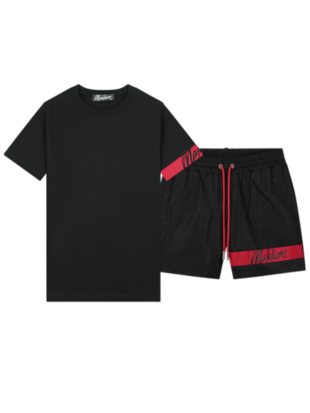 Malelions Captain 2.0 Combi-set - Black/Red