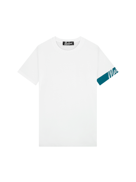 Malelions Captain T-Shirt 2.0 - White/Teal