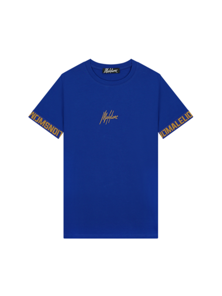 Malelions Venetian T-Shirt - Cobalt/Gold
