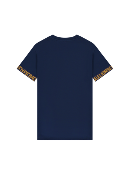 Malelions Malelions Venetian T-Shirt - Navy/Gold