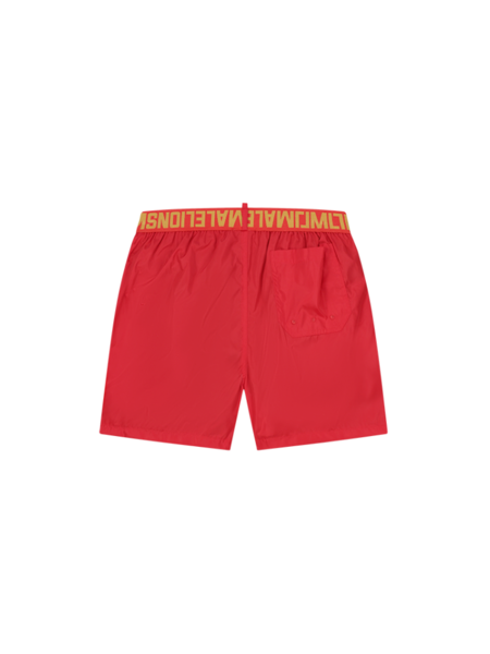 Malelions Malelions Venetian Swimshort - Red/Gold