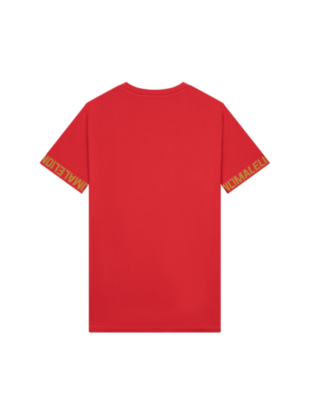 Malelions Malelions Venetian T-Shirt - Red/Gold