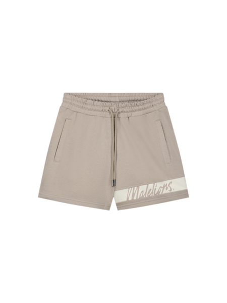 Malelions Women Captain Short - Taupe/Off White