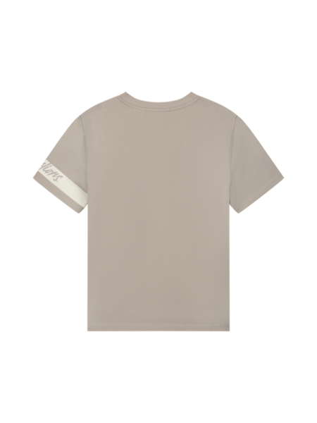 Malelions Malelions Women Captain T-Shirt - Taupe/Off White