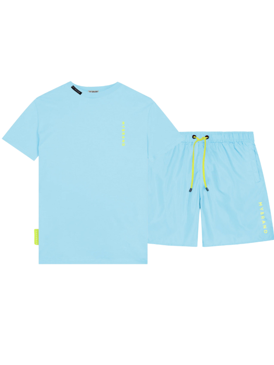 My Brand My Brand Basic Swim Capsule Combi-Set - Pastel Blue