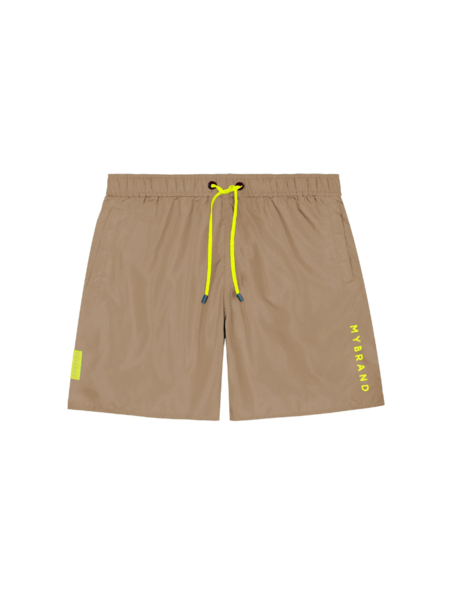 My Brand My Brand Basic Swim Capsule Swimshort - Light Brown