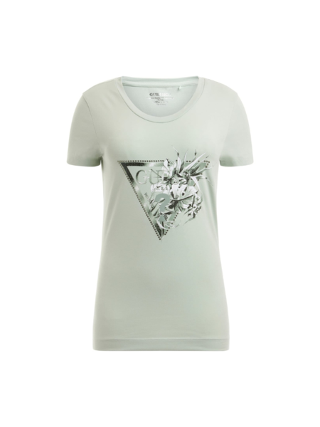 Guess Guess Flower Triangle Tee - Soft Mint