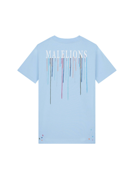 Malelions Malelions Painter T-Shirt - Licht Blauw