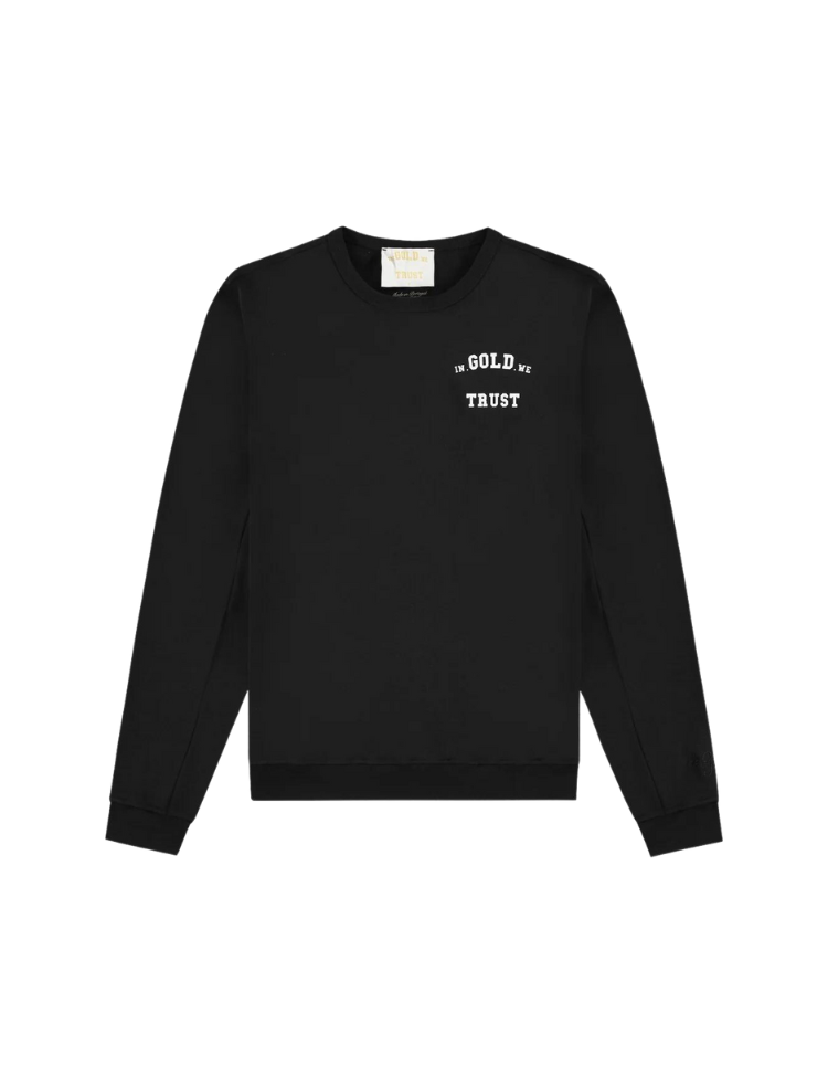 In Gold We Trust The Slim Light Sweater Jet Black