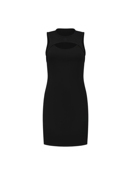 Nikkie Nikkie Cutout Sleeveless Dress - Black