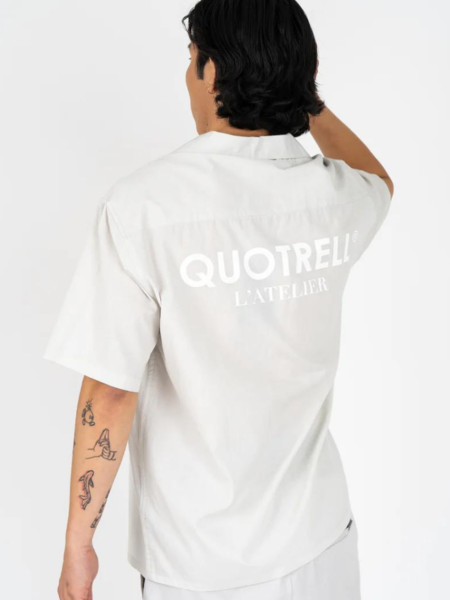 Quotrell Quotrell L'Atelier Shirt - Stone/White
