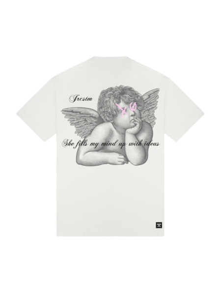 JorCustom JorCustom Women Angel Loose Fit Tee - Off White