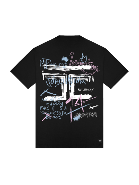 JorCustom JorCustom Women Artist Loose Fit Tee - Black