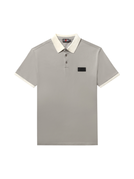 AB Lifestyle AB Lifestyle Regular Polo - Alloy/Gardenia