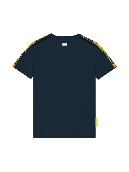 My Brand My Brand Stripes Gradient T-Shirt - Navy