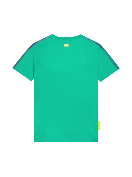 My Brand My Brand Taping Gradient T-Shirt - Aqua Splash
