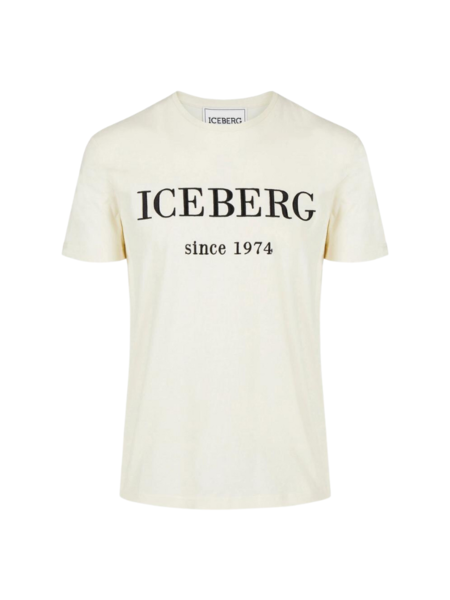 Iceberg Iceberg Since 1974 T-Shirt - Milk
