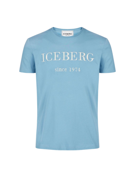 Iceberg Since 1974 T-Shirt - Celeste