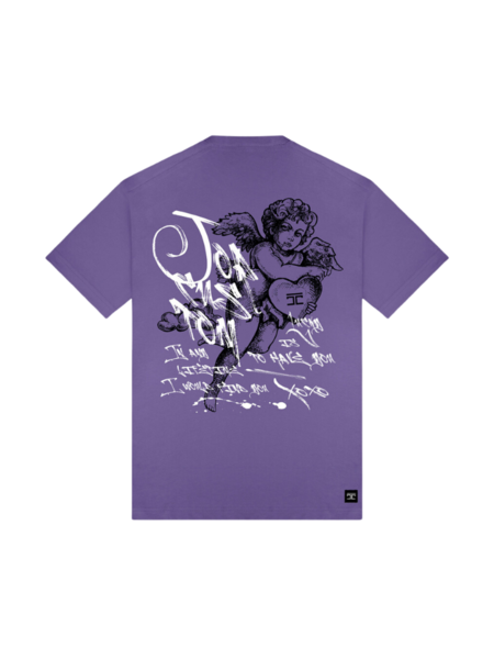 JorCustom LoveAngel Loose Fit T-Shirt - Purple