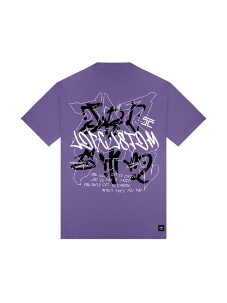 JorCustom Price Loose Fit T-Shirt - Purple