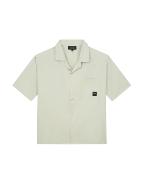 Quotrell Quotrell Resort Shirt - Dark Beige/White