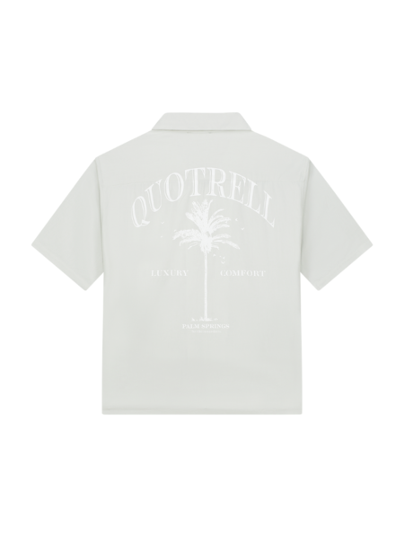 Quotrell Palm Springs Shirt - Stone/White
