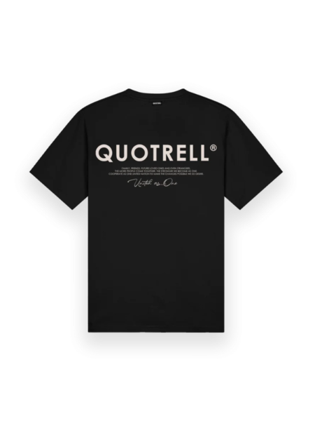 Quotrell Jaipur T-Shirt - Black/Beige