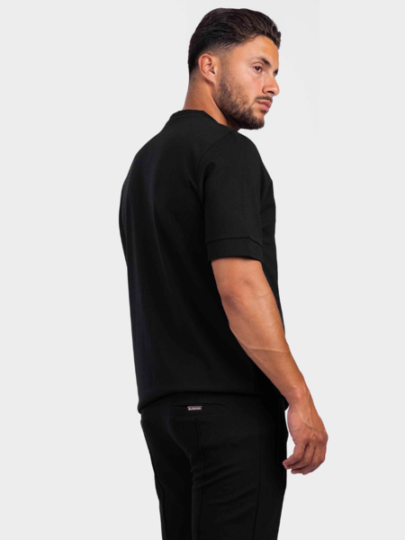 2LEGARE 2LEGARE Oversized Jaxon T-Shirt - Black