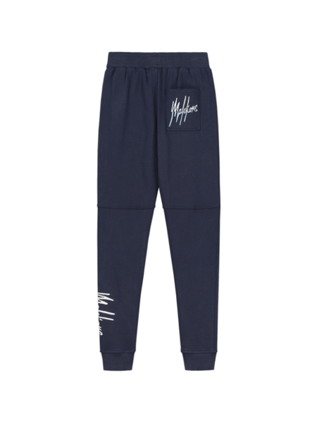 Malelions Malelions Kids Split Essentials Trackpants - Navy/Light Blue