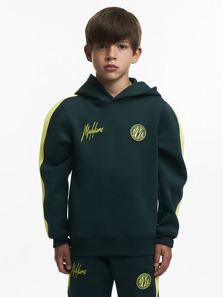 Malelions Malelions Kids Sport Academy Hoodie - Teal/Lime