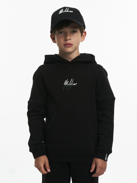 Malelions Kids Split Essentials Cap - Black/Dark Green