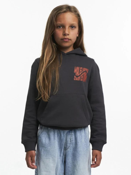 Malelions Malelions Kids Wave Graphic Hoodie - Iron Grey