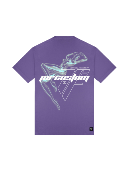 JorCustom JorCustom Artificial Loose Fit T-Shirt - Purple