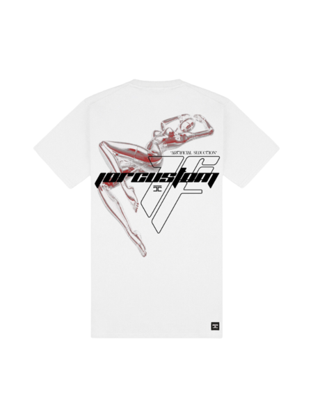 JorCustom JorCustom Artificial Slim Fit T-Shirt - White