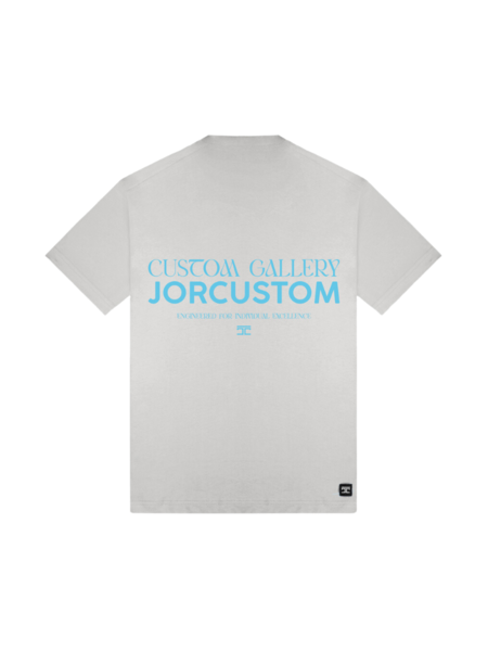 JorCustom Gallery Loose Fit T-Shirt - Light Grey