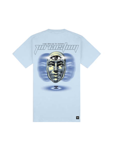 JorCustom JorCustom Infinity Slim Fit T-Shirt - Light Blue