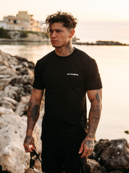 JorCustom JorCustom Artificial Slim Fit T-Shirt - Black