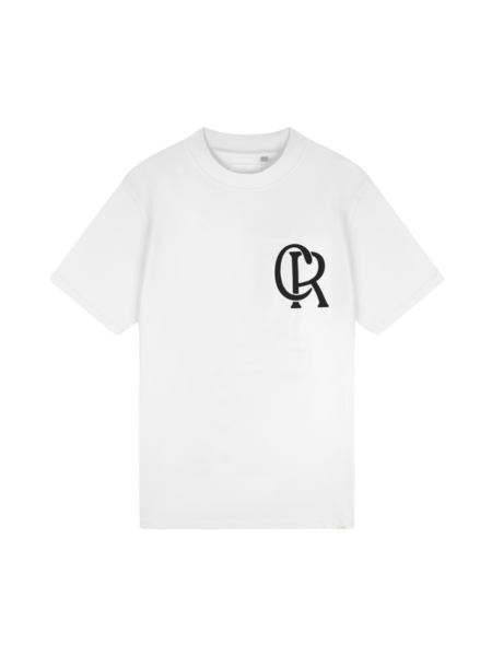 Croyez Croyez Initial T-Shirt - White/Black